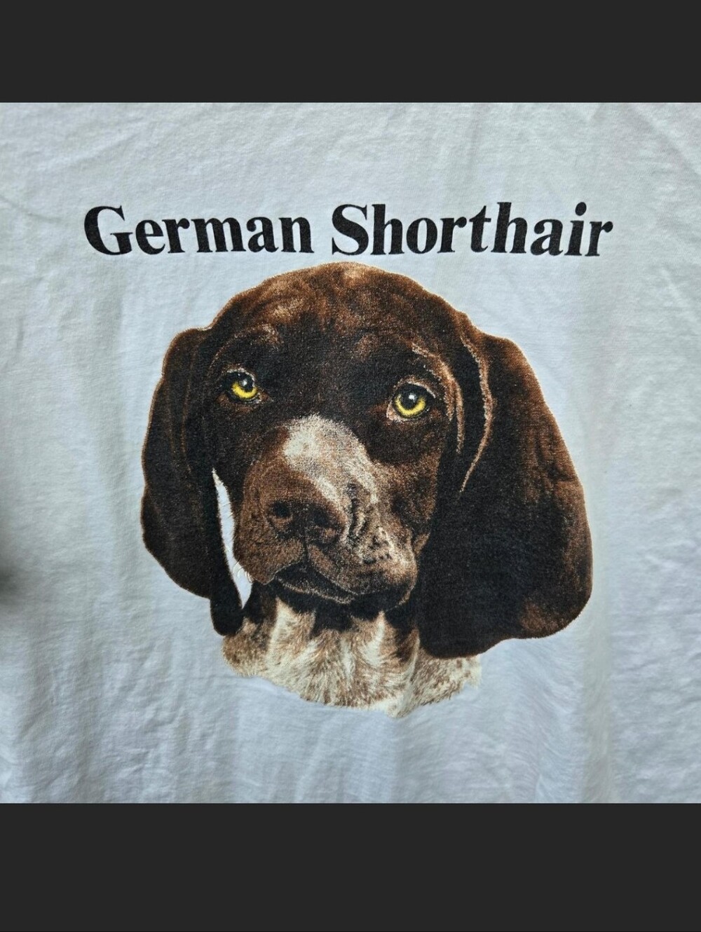 Vintage 90s German Shorthaired Pointer Dog Graphic T-Shirt XL Oneita